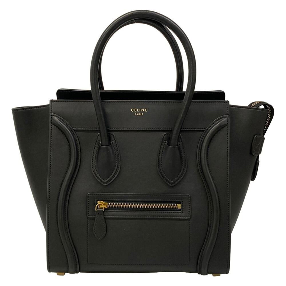 Celine Luggage Micro Shopper Handbag